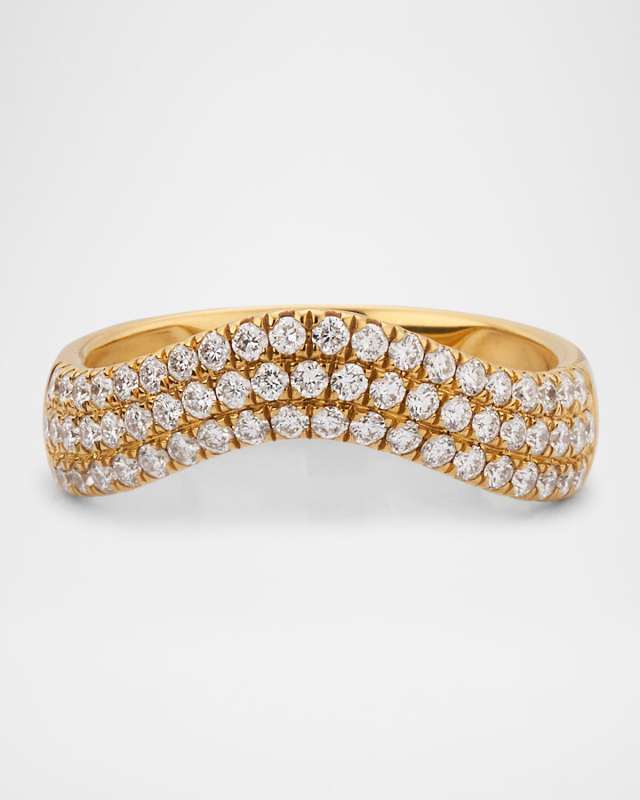 18K Berceau Bombee Diamond Pave Ring
